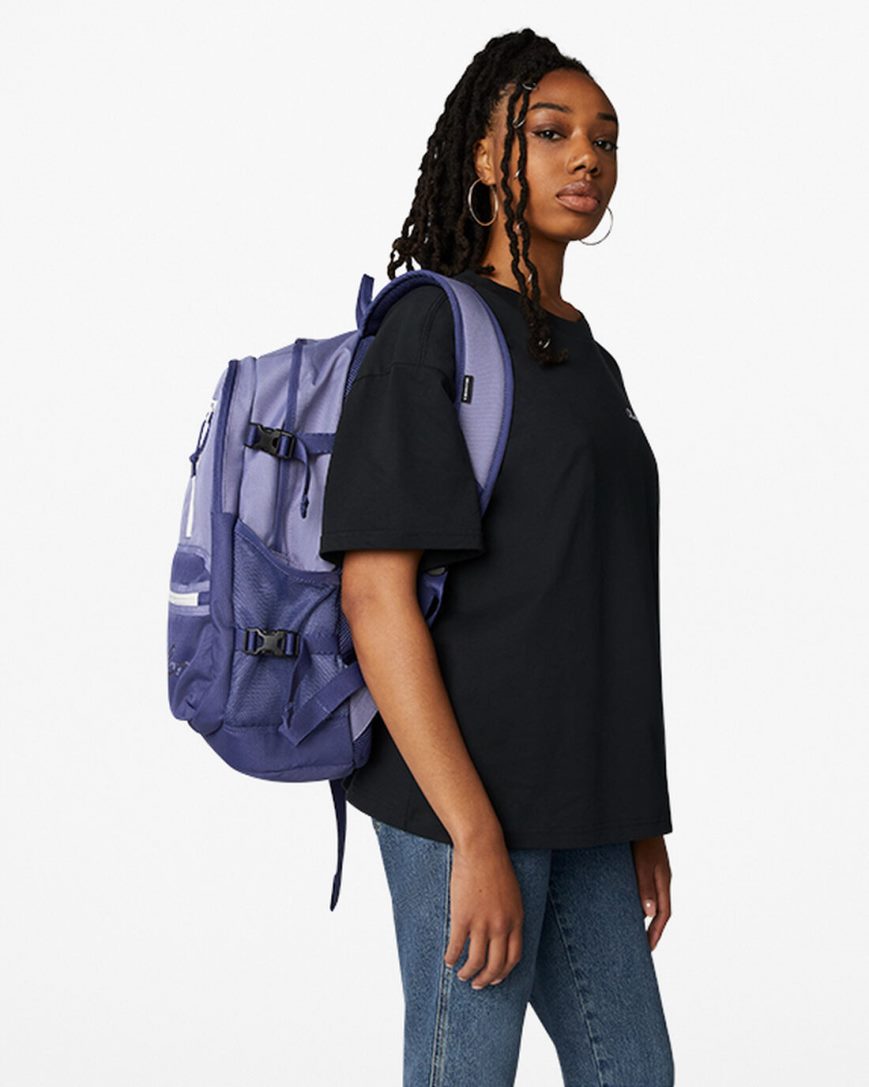 Rucsac Dama Converse Drept Edge Violet | RO JINL0284